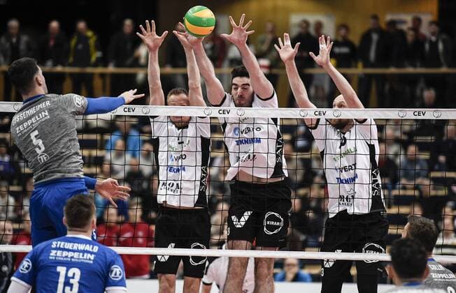 20171219, Vantaa, Finland 2018 CEV Volleyball Men s Champions League match Ford Store Levoranta Sastamala vs VfB Friedrichshafen Jarno Kuusinen All Over Press  1.03762960