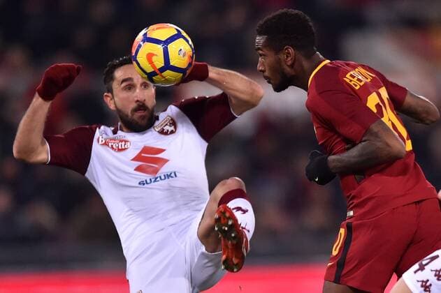 Cristian Molinaro Torino, Gerson Roma Roma 20-12-2017 Stadio Olimpico Football Calcio Coppa Italia AS Roma - Torino . Foto Andrea Staccioli Insidefoto andreaxstaccioli