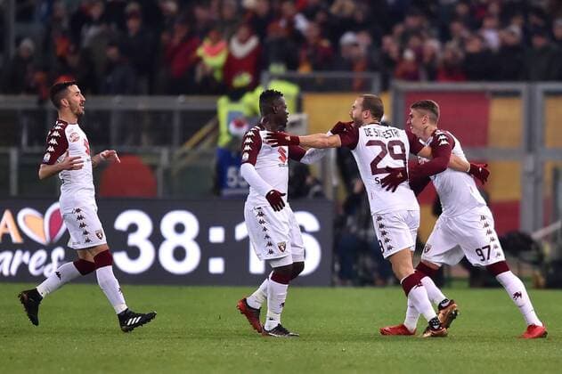 esultanza Gol Lorenzo De Silvestri Torino Goal celebration Roma 20-12-2017 Stadio Olimpico Football Calcio Coppa Italia AS Roma - Torino . Foto Andrea Staccioli Insidefoto andreaxstaccioli