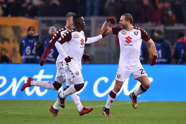 esultanza Gol Lorenzo De Silvestri Torino Goal celebration Roma 20-12-2017 Stadio Olimpico Football Calcio Coppa Italia AS Roma - Torino . Foto Andrea Staccioli Insidefoto andreaxstaccioli