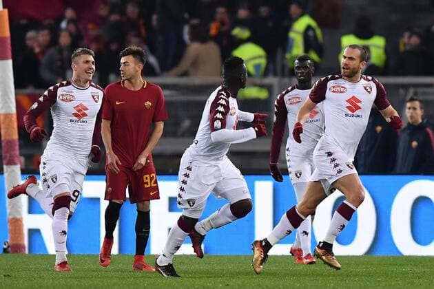 As Roma 20 12 2017 - Coppa Italia Roma-Torino foto Antonello Sammarco Image nella foto: esultanza gol Lorenzo De Silvestri 