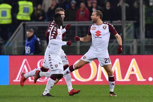 As Roma 20 12 2017 - Coppa Italia Roma-Torino foto Antonello Sammarco Image nella foto: esultanza gol Lorenzo De Silvestri 