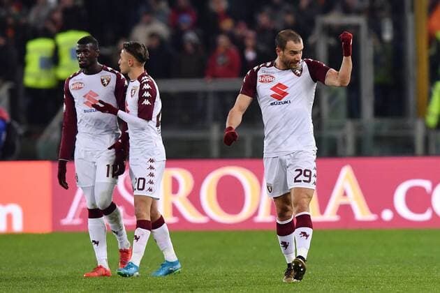 As Roma 20 12 2017 - Coppa Italia Roma-Torino foto Antonello Sammarco Image nella foto: esultanza gol Lorenzo De Silvestri 