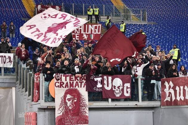 As Roma 20 12 2017 - Coppa Italia Roma-Torino foto Antonello Sammarco Image nella foto: tifosi Torino 
