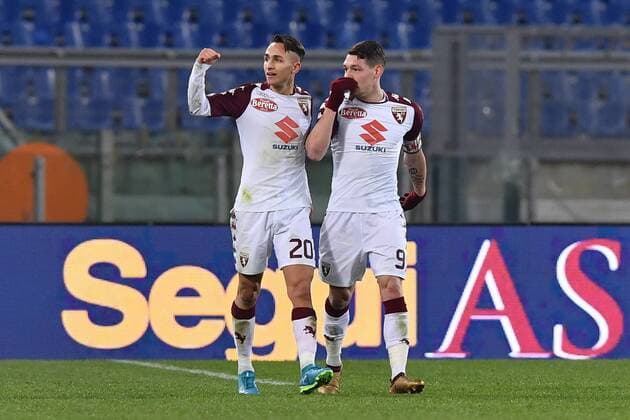 As Roma 20 12 2017 - Coppa Italia Roma-Torino foto Antonello Sammarco Image nella foto: esultanza gol Simone Edera 
