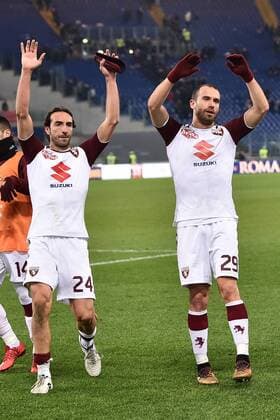 As Roma 20 12 2017 - Coppa Italia Roma-Torino foto Antonello Sammarco Image nella foto: esultanza fine gara Torino 