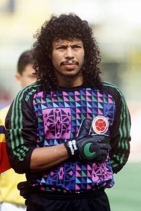 RENE HIGUITA CAMPIONATI MONDIALI ITALIA 1990 JUGOSLAVIA-COLOMBIA 1-0