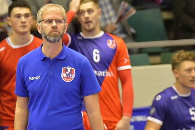 21.12.2017, xtkx, Volleyball Herren CEV Cup, United Volleys Frankfurt - MONTPELLIER Volley UC, emspor, v.l. Michael Warm (United Volleys , Frankfurt