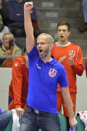 21.12.2017, xtkx, Volleyball Herren CEV Cup, United Volleys Frankfurt - MONTPELLIER Volley UC, emspor, v.l. Michael Warm (United Volleys , Frankfurt
