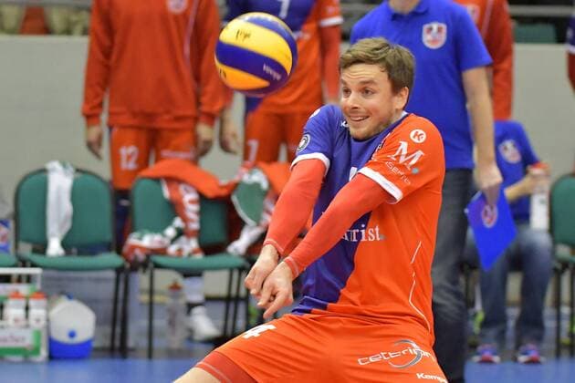 21.12.2017, xtkx, Volleyball Herren CEV Cup, United Volleys Frankfurt - MONTPELLIER Volley UC, emspor, v.l. Patrick Steuerwald (United Volleys) , Frankfurt