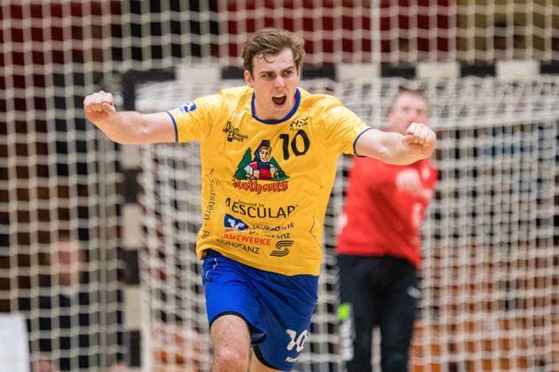 Tom Wolf 10 vom HSG Konstanz waehrend der DKB Handball 2. Bundesliga Begegnung zwischen Dessau-Rosslauer HV 06 und HSG Konstanz in der Anhalt Arena am December 22, 2017 in Bauhausstadt Dessau, Sachsen Anhalt, Germany (Photo by Hartmut Boesener) Bauhausstadt Dessau Copyright: xEibner-Pressefoto HartmutxBoesenerx EP_BOE