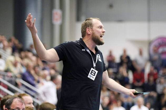 Heiner Bueltmann (Trainer HSG Nordhorn-Lingen) in Rage, ASV Hamm-Westfalen vs HSG Nordhorn-Lingen, Handball, 2. Bundesliga, 22.12.2017, Hamm Copyright: xEibner-Pressefoto Strohdiekx EP_JSK