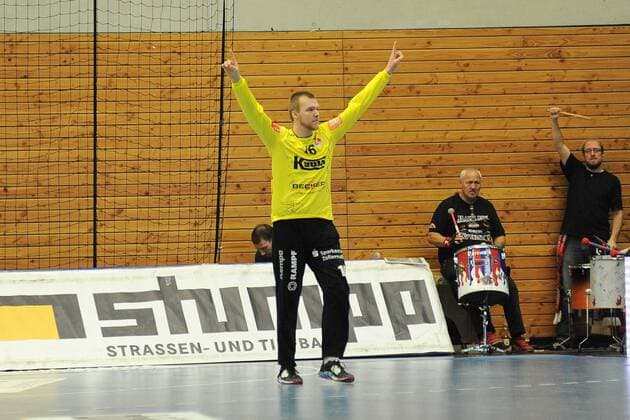 Tomas Mrkva (HBW Balingen-Weilstetten 16) im Tor Handball,Maenner,2.Bundesliga,22.12.2017, Foto:TBaur Eibner Balingen Copyright: xBaurT Eibner-Pressefotox EP_ToBa