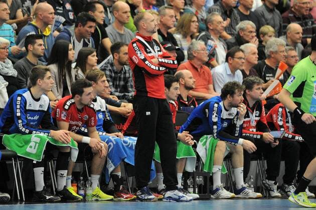 Hartmut Mayerhoffer (SG BBM Bietigheim Trainer) Handball,Maenner,2.Bundesliga,22.12.2017, Foto:TBaur Eibner Balingen Copyright: xBaurT Eibner-Pressefotox EP_ToBa
