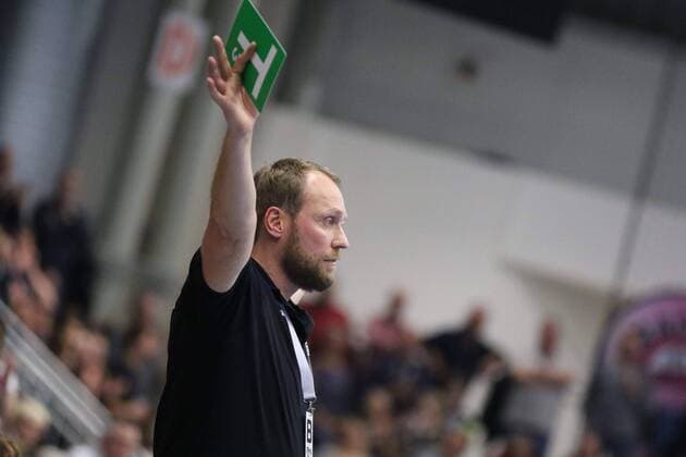 Heiner Bueltmann (Trainer HSG Nordhorn-Lingen), ASV Hamm-Westfalen vs HSG Nordhorn-Lingen, Handball, 2. Bundesliga, 22.12.2017, Hamm Copyright: xEibner-Pressefoto Strohdiekx EP_JSK