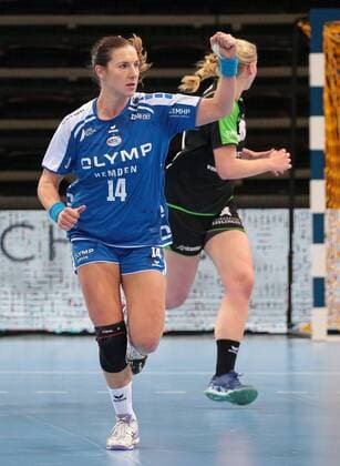 23.12.2017, Deutschland, Ludwigsburg, Deutschland, Handball Bundesliga Frauen 7. Spieltag Saison 2017 2018 SG BBM Bietigheim vs. TV Nellingen: Karolina Kudlacz-Gloc (BBM) jubelt, Jubel