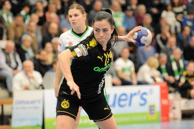Svenja Huber (Borussia Dortmund Handball 23) Handball,Frauen,1.Bundesliga,23.12.2017, Foto:TBaur Eibner Goeppingen Copyright: xBaurT Eibner-Pressefotox EP_ToBa