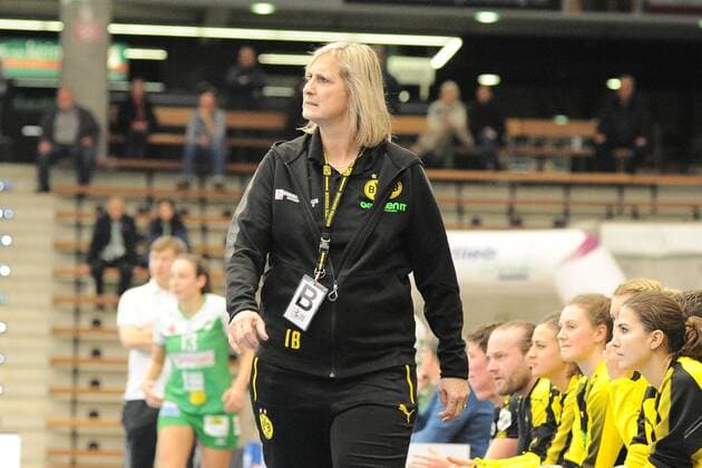 ldiko Barna (Borussia Dortmund Handball Trainer) Handball,Frauen,1.Bundesliga,23.12.2017, Foto:TBaur Eibner Goeppingen Copyright: xBaurT Eibner-Pressefotox EP_ToBa