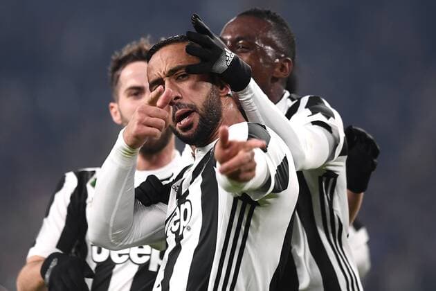 Fußball, Juventus Turin - AS Rom Mg Torino 23 12 2017 - campionato di calcio serie A Juventus-Roma foto Matteo Gribaudi Image nella foto: esultanza gol Medhi Benatia 