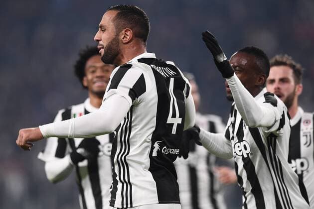 Fußball, Juventus Turin - AS Rom Mg Torino 23 12 2017 - campionato di calcio serie A Juventus-Roma foto Matteo Gribaudi Image nella foto: esultanza gol Medhi Benatia 