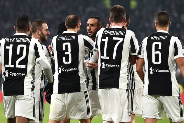 Fußball, Juventus Turin - AS Rom Mg Torino 23 12 2017 - campionato di calcio serie A Juventus-Roma foto Matteo Gribaudi Image nella foto: esultanza gol Medhi Benatia 