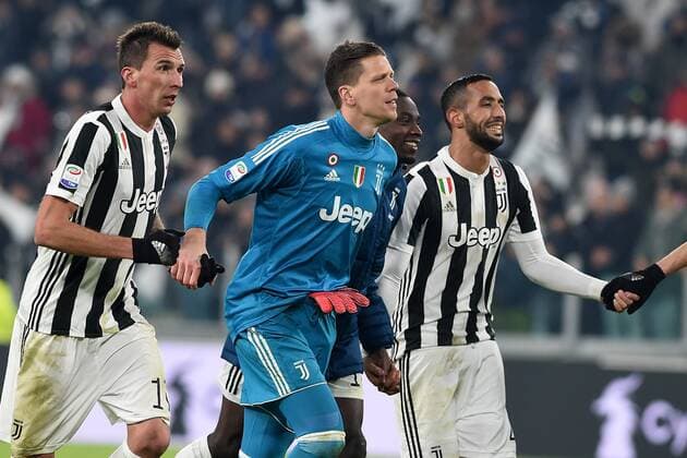 IPP20171223 Football - soccer: Serie A, Juventus Turin - AS Rom, szczesny wojciech (Hinweis: Verwendung nur in Deutschland - only Germany) *** IPP20171223 football soccer Serie A Juventus Turin AS Roma wojciech szczesny note only use only in Germany Germany 