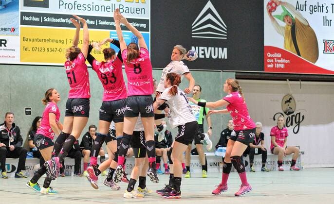 Handball 1. HBF TusSies Metzingen vs. TSV Bayer 04 Leverkusen 2017-12-23 Metzingen Copyright: xBaur_Seb Eibner-Pressefotox EP_Seb_Ba