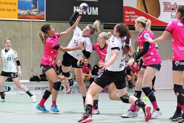 Handball 1. HBF TusSies Metzingen vs. TSV Bayer 04 Leverkusen 2017-12-23 Metzingen Copyright: xBaur_Seb Eibner-Pressefotox EP_Seb_Ba