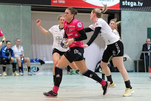 Handball 1. HBF TusSies Metzingen vs. TSV Bayer 04 Leverkusen 2017-12-23 Metzingen Copyright: xBaur_Seb Eibner-Pressefotox EP_Seb_Ba