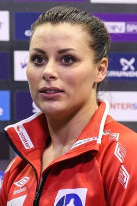 Nora Mork (Norwegen) - Frauen Handball Weltmeisterschaft Viertelfinale Norwegen vs. Russland in der GETEC Arena Magdeburg - Porträt, Portrait,Deutschland, Handball, Frau,Frauen,13.12.2017