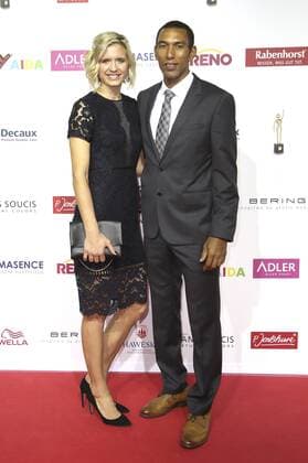 Laura Ludwig mit Freund Imornefe Morph Bowes bei der 11. Verleihung der Goldenen Bild der Frau 2017 im Cruise Center Steinwerder. Hamburg, 21.10.2017 xH.xHartmannx xFuturexImage