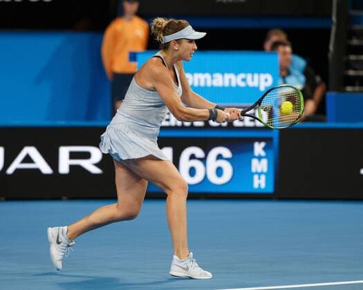 BELINDA BENCIC (SUI) Tennis - Hopman Cup 2018 - ITF - Perth Arena - Perth - Western Australia - Australia - 30 December 2017. Â Copyright: xJuergenxHasenkopfx