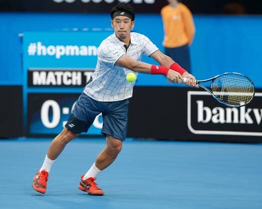 YUICHI SUGITA (JPN) Tennis - Hopman Cup 2018 - ITF - Perth Arena - Perth - Western Australia - Australia - 30 December 2017. Â Copyright: xJuergenxHasenkopfx