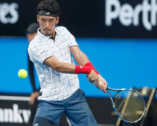 YUICHI SUGITA (JPN) Tennis - Hopman Cup 2018 - ITF - Perth Arena - Perth - Western Australia - Australia - 30 December 2017. Â Copyright: xJuergenxHasenkopfx