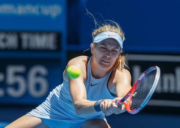 EUGENIE BOUCHARD (CAN) Tennis - Hopman Cup 2018 - ITF - Perth Arena - Perth - Western Australia - Australia - 31 December 2017. Â Copyright: xJuergenxHasenkopfx