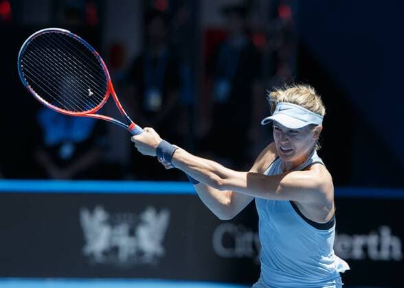 EUGENIE BOUCHARD (CAN) Tennis - Hopman Cup 2018 - ITF - Perth Arena - Perth - Western Australia - Australia - 31 December 2017. Â Copyright: xJuergenxHasenkopfx