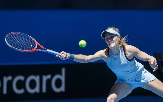 EUGENIE BOUCHARD (CAN) Tennis - Hopman Cup 2018 - ITF - Perth Arena - Perth - Western Australia - Australia - 31 December 2017. Â Copyright: xJuergenxHasenkopfx