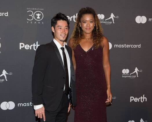 Tennis, Hopman Cup Neujahrsgala Hopman Cup Feature, YUICHI SUGITA NAOMI OSAKA, Team Japan, New Years Eve Gala, Silvester Ball Tennis - Hopman Cup 2018 - ITF - Perth Arena - Perth - Western Australia - Australia - 31 December 2017. Â Copyright: xJuergenxHasenkopfx