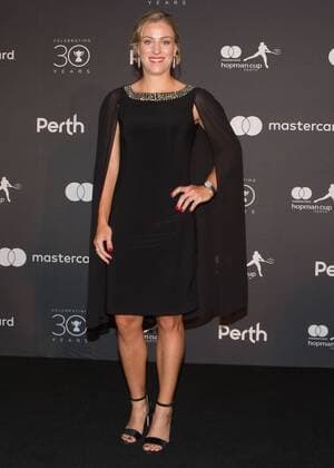 Tennis, Hopman Cup Neujahrsgala Hopman Cup Feature, ANGELIQUE KERBER, Team Germany, New Years Eve Gala, Silvester Ball Tennis - Hopman Cup 2018 - ITF - Perth Arena - Perth - Western Australia - Australia - 31 December 2017. Â Copyright: xJuergenxHasenkopfx