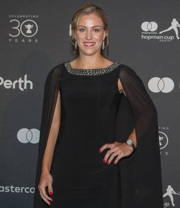 Tennis, Hopman Cup Neujahrsgala Hopman Cup Feature, ANGELIQUE KERBER, Team Germany, New Years Eve Gala, Silvester Ball Tennis - Hopman Cup 2018 - ITF - Perth Arena - Perth - Western Australia - Australia - 31 December 2017. Â Copyright: xJuergenxHasenkopfx
