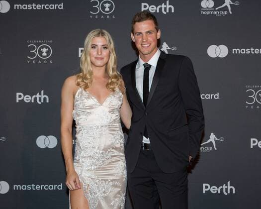 Tennis, Hopman Cup Neujahrsgala Hopman Cup Feature, EUGENIE BOUCHARD VASEK POSPISIL, Team Canada, New Years Eve Gala, Silvester Ball Tennis - Hopman Cup 2018 - ITF - Perth Arena - Perth - Western Australia - Australia - 31 December 2017. Â Copyright: xJuergenxHasenkopfx