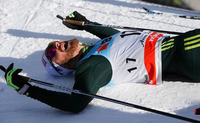 Themen der Woche - SPORT Bilder des Tages - SPORT CROSS COUNTRY SKIING - FIS WC, Tour de Ski, Lenzerheide LENZERHEIDE,SWITZERLAND,01.JAN.18 - NORDIC SKIING, CROSS COUNTRY SKIING - FIS World Cup, Tour de Ski, 15km pursuit, men. Image shows Thomas Bing (GER). GEPAxpictures xPhilippxBrem