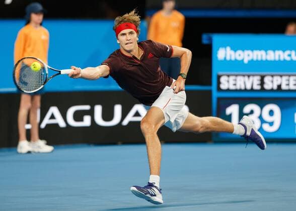 Bilder des Tages - SPORT ALEXANDER ZVEREV (GER) Tennis - Hopman Cup 2018 - ITF - Perth Arena - Perth - Western Australia - Australia - 1 January 2018. Â Copyright: xJuergenxHasenkopfx