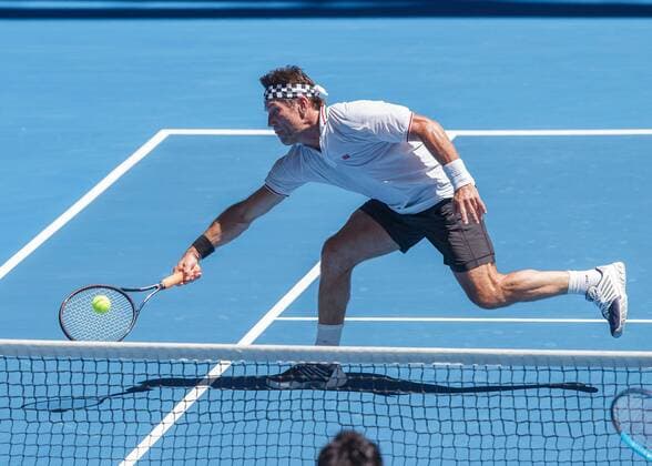 COCO VANDEWEGHE PAT CASH (Ersatzspieler), Team USA Tennis - Hopman Cup 2018 - ITF - Perth Arena - Perth - Western Australia - Australia - 2 January 2018. Â Copyright: xJuergenxHasenkopfx