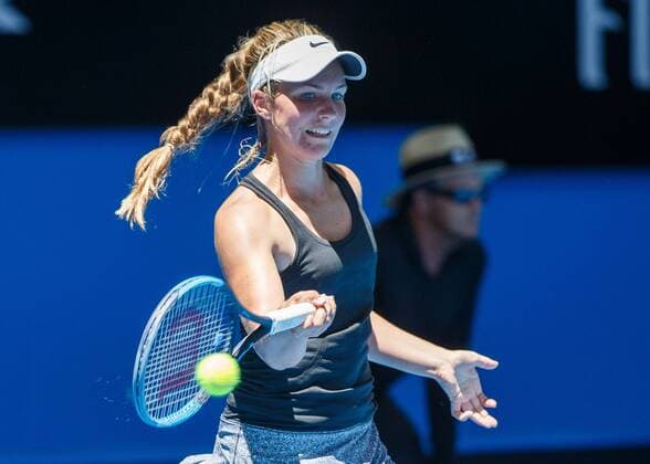 MADDISON INGLIS (AUS), Ersatzspielerin fuer Team Japan Tennis - Hopman Cup 2018 - ITF - Perth Arena - Perth - Western Australia - Australia - 2 January 2018. Â Copyright: xJuergenxHasenkopfx