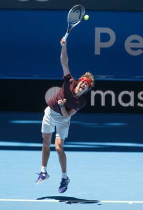 ALEXANDER ZVEREV (GER), Team Germany Tennis - Hopman Cup 2018 - ITF - Perth Arena - Perth - Western Australia - Australia - 3 January 2018. Â Copyright: xJuergenxHasenkopfx