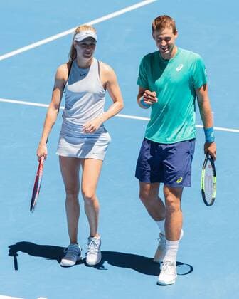 EUGENIE BOUCHARD VASEK POSPISIL, Team Canada Tennis - Hopman Cup 2018 - ITF - Perth Arena - Perth - Western Australia - Australia - 3 January 2018. Â Copyright: xJuergenxHasenkopfx