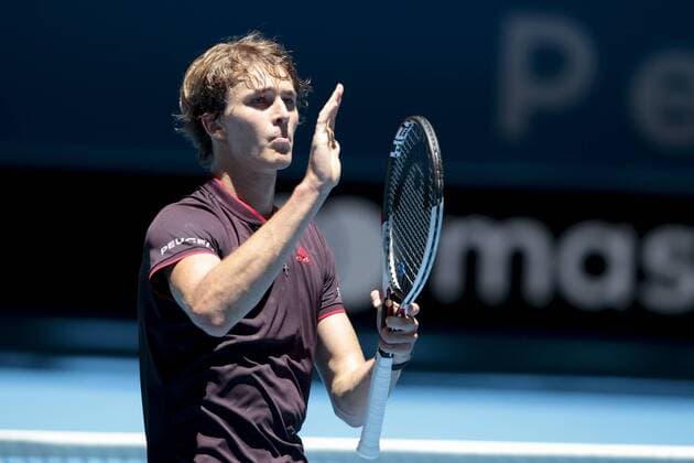 3rd January 2018, Perth Arena, Perth, Australia; MasterCard Hopman Cup Tennis; Alexander Zverev of Team Germany waves to the fans after defeating Vasek Pospisil of Team Canada 2 sets to love  ActionPlus11967742