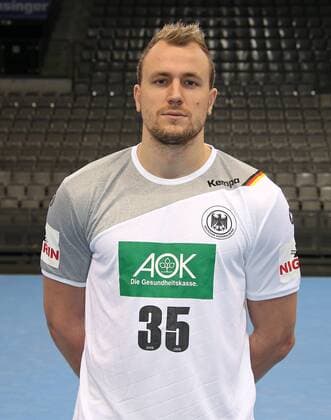 04.01.2018, Deutschland, Stuttgart, Medientermin Handball-Nationalmannschaft in Stuttgart: Julius Kühn