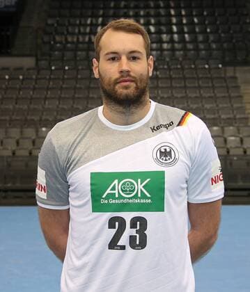 04.01.2018, Deutschland, Stuttgart, Medientermin Handball-Nationalmannschaft in Stuttgart: Steffen Fäth